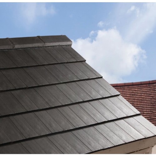 Redland Mockbond Richmond 10 Interlocking Concrete Roof Slate - Black - 330mm x 418mm Redland Mockbond Richmond 10 Interlocking Concrete Roof Slate - Black - 330mm x 418mm