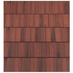 Redland Mockbond Richmond 10 Interlocking Concrete Roof Slate - Flame Red - 330mm x 418mm