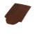 Redland Plain Ornamental Concrete Tile - Natural Red - 165mm x 266mm