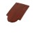 Redland Plain Ornamental Concrete Tile - Rustic Red - 165mm x 266mm
