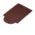 Redland Plain Ornamental Concrete Tile - Tudor Brown - 165mm x 266mm
