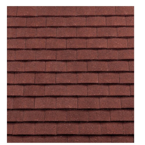 Redland Plain Concrete Roofing Tile - Antique Red - 165mm x 268mm Redland Plain Concrete Roofing Tile - Antique Red - 165mm x 268mm