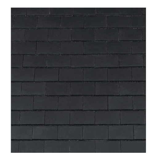 Redland Plain Concrete Roofing Tile - Black - 165mm x 268mm Redland Plain Concrete Roofing Tile - Black - 165mm x 268mm