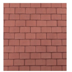 Redland Plain Concrete Roofing Tile - Terracotta - 165mm x 268mm Redland Plain Concrete Roofing Tile - Terracotta - 165mm x 268mm