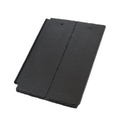 Redland Richmond 10 Half Slate Pair - Interlocking Concrete Roof Slate - Black - 330mm x 418mm Redland Richmond 10 Half Slate Pair - Interlocking Concrete Roof Slate - Black - 330mm x 418mm
