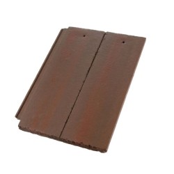 Redland Richmond 10 Half Slate Pair - Interlocking Concrete Roof Slate - Rustic Brown - 330mm x 418mm Redland Richmond 10 Half Slate Pair - Interlocking Concrete Roof Slate - Rustic Brown - 330mm x 418mm
