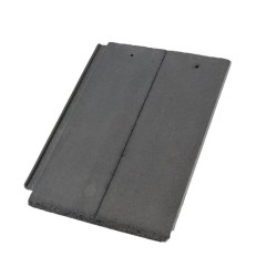 Redland Richmond 10 Half Slate Pair - Interlocking Concrete Roof Slate - Slate Grey - 330mm x 418mm Redland Richmond 10 Half Slate Pair - Interlocking Concrete Roof Slate - Slate Grey - 330mm x 418mm
