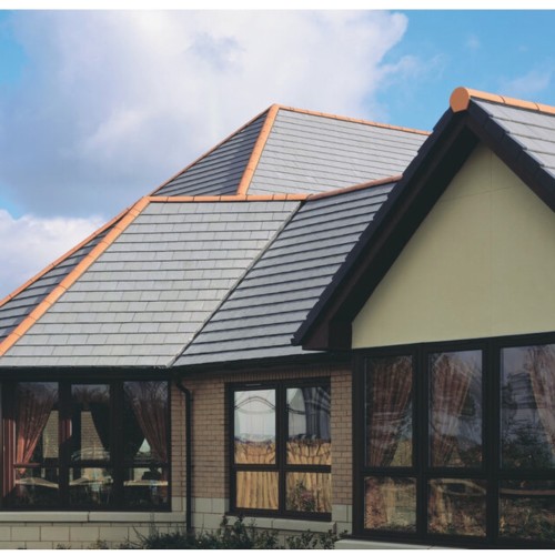 Redland Richmond 10 Interlocking Concrete Roof Slate - Slate Grey - 330mm x 418mm Redland Richmond 10 Interlocking Concrete Roof Slate - Slate Grey - 330mm x 418mm