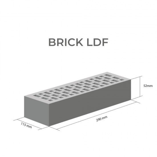 Roben Brisbane LDF Shaded Smooth Clinker Brick