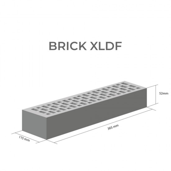 Roben Brisbane XLDF Shaded Smooth Clinker Brick