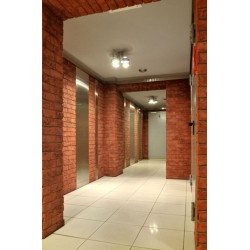 Roben Formback Light Red Shaded Tile