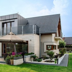 Roben Oslo Pearl and White Smooth Clinker Brick