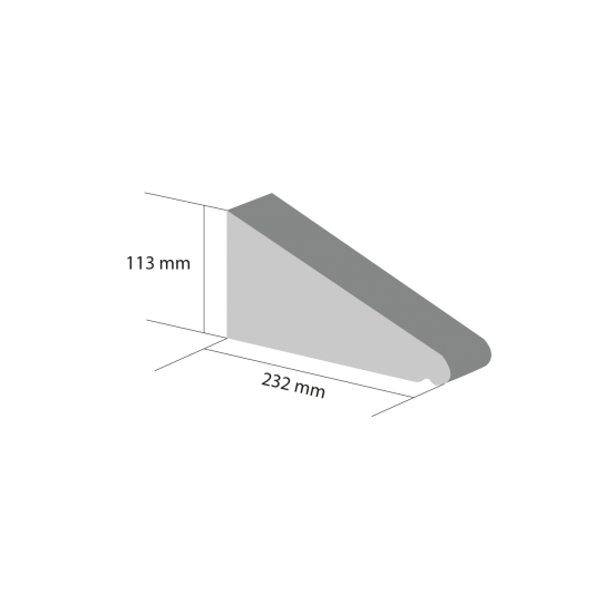 Roben Shaped Brick Type 122