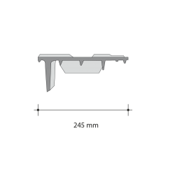 Roben Bergamo Extreme Left Tile 436mm x 245mm Roben Bergamo Extreme Left Tile 436mm x 245mm