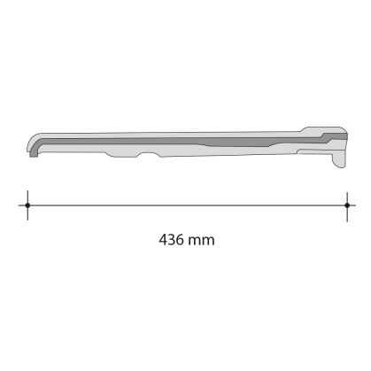 Roben Bergamo Ventilation Tile 436mm x 285mm