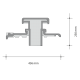 Roben Bergamo Ceramic and Conglomerate Plumbing Vent with Connecting Pipe