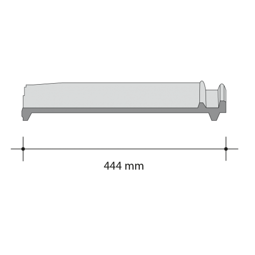 Roben Borholm Two-wave Tile 444 x 282mm Roben Borholm Two-wave Tile 444 x 282mm