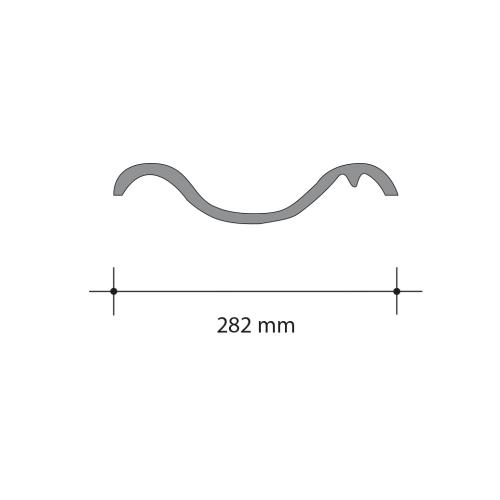 Roben Borholm Two-wave Tile 444 x 282mm Roben Borholm Two-wave Tile 444 x 282mm