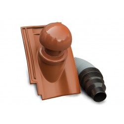 Roben Bornholm Ceramic and Conglomerate Ventilation Pipe with Connecting Pipe Roben Bornholm Ceramic and Conglomerate Ventilation Pipe with Connecting Pipe