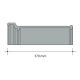 Roben Basic Ridge Tile 370 x 240mm Roben Basic Ridge Tile 370 x 240mm