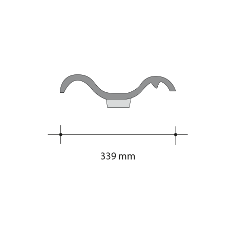 Roben Monzaplus Double Wave Tile 464 x 339mm