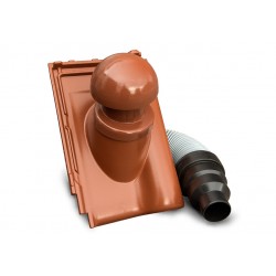 Roben Monzaplus Ceramic and Conglomerate Ventilation Pipe with Connecting Pipe Roben Monzaplus Ceramic and Conglomerate Ventilation Pipe with Connecting Pipe