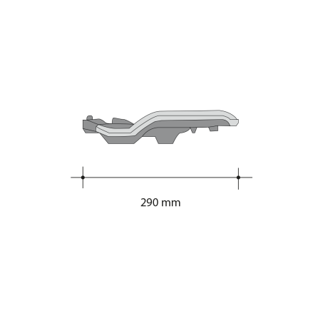 Roben Piemont Ventilation Tile 472 x 290mm