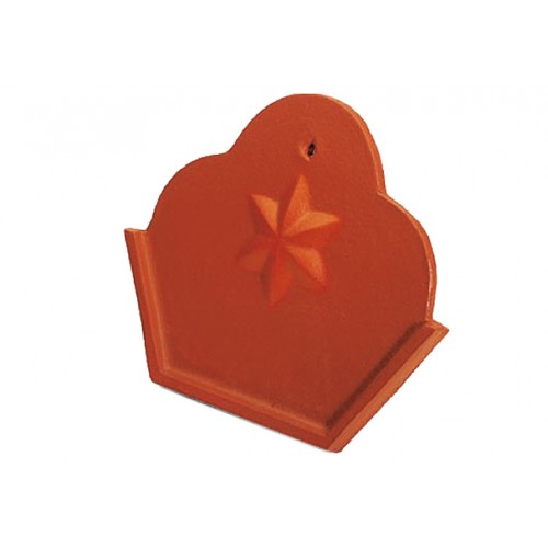 Roben The End of Ridge Tile, Initial 252 x 227mm Roben The End of Ridge Tile, Initial 252 x 227mm