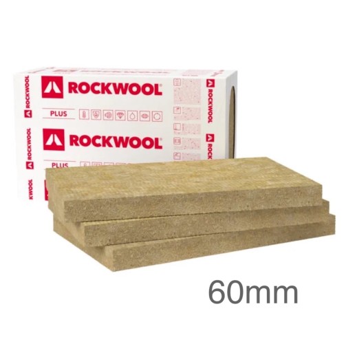 60mm Rockwool Frontrock Plus External Wall Insulation Slab 1000mm x 600mm (pack of 7) 60mm Rockwool Frontrock Plus External Wall Insulation Slab 1000mm x 600mm (pack of 7)