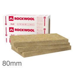 80mm Rockwool Frontrock Plus External Wall Insulation Slab 1000mm x 600mm (5 pcs) 80mm Rockwool Frontrock Plus External Wall Insulation Slab 1000mm x 600mm (5 pcs)