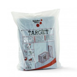 Black Target S50 LDPE Drop Cloth - Dust Sheet - 4m x 6m - 50 microns Black Target S50 LDPE Drop Cloth - Dust Sheet - 4m x 6m - 50 microns