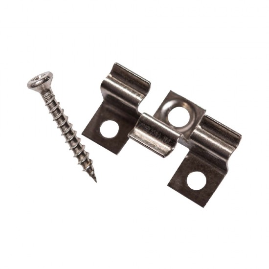 Mounting Clip with Stainless Steel Screw Seqo Standard AKM-3