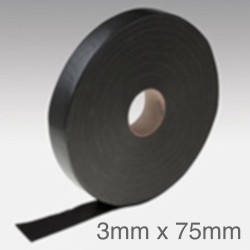 75mm x 3mm Siniat Self Adhesive Acoustic Tape - Sealing Tape for Acoustic Insulation of Partition Walls - 30m roll 75mm x 3mm Siniat Self Adhesive Acoustic Tape - Sealing Tape for Acoustic Insulation of Partition Walls - 30m roll