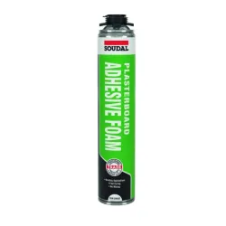 Soudal Plasterboard Adhesive Foam Gun Grade - 750ml
