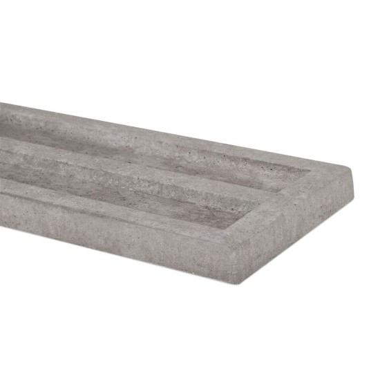 50mm x 305mm x 1830mm Supreme Concrete Recessed Gravel Board GBR305 - 12in