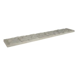 50mm x 305mm x 1830mm Supreme Concrete Rough Faced Gravel Board