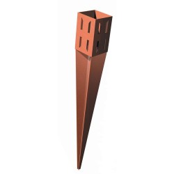 75mm x 75mm x 600mm Supreme Concrete Metpost Wedge Grip Drive Fence Support Spike 75mm x 75mm x 600mm Supreme Concrete Metpost Wedge Grip Drive Fence Support Spike