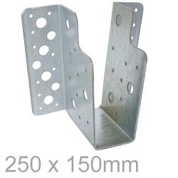 Heavy Duty Face Fix Joist Hanger 250 x 150mm Heavy Duty Face Fix Joist Hanger 250 x 150mm