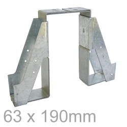 Welded Straddle Hanger 63 x 200mm, 100ST