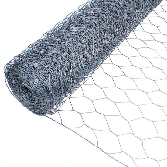 25mm x 900mm x 25m Tenax Galvanised Wire Netting Roll
