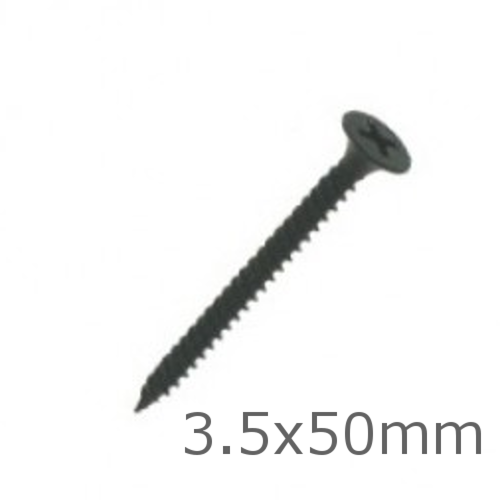 Black Drywall Screws 3.5 x 50mm Brighton Store