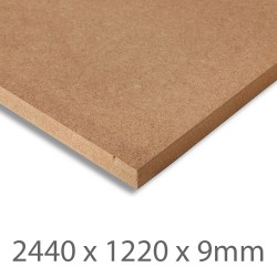 2440 x 1220 x 9mm Standard MDF Board 2440 x 1220 x 9mm Standard MDF Board