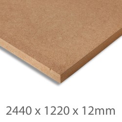 2440 x 1220 x 12mm Standard MDF Board 2440 x 1220 x 12mm Standard MDF Board