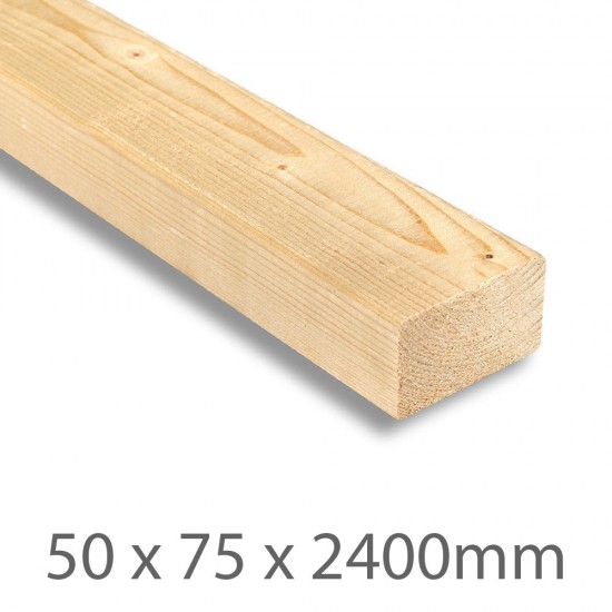 CLS TIMBER 50 X 75 X 2400MM Collection Only PRE-CUT LENGTHS 