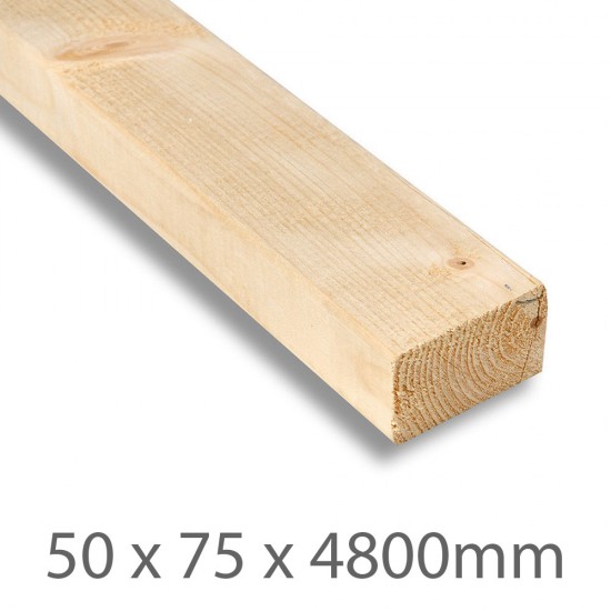 50mm x 75mm x 4800mm CLS Sawn Timber (38mm x 63mm)
