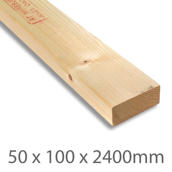 50mm x 100mm x 2400mm CLS Sawn Timber (38mm x 89mm)