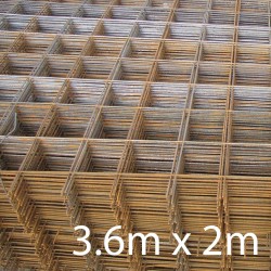 Concrete Reinforcement Metal Fabric Mesh A142 Mesh 3.6m x 2m Concrete Reinforcement Metal Fabric Mesh A142 Mesh 3.6m x 2m