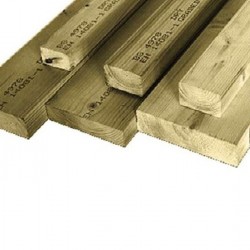 47mm x 100mm x 4.8m Kiln Dried Regularised Sawn Treated Timber C24