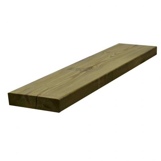 47mm x 200mm x 3.0m Kiln Dried Regularised Sawn Treated Timber C24