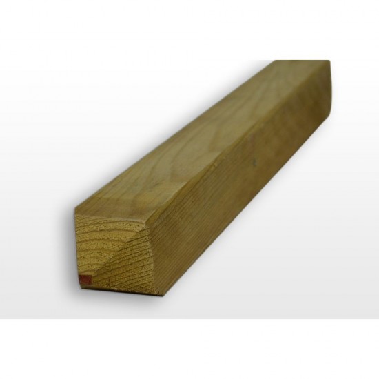 47mm x 50mm x 600mm Pointed Timber Peg Sawn and Treated